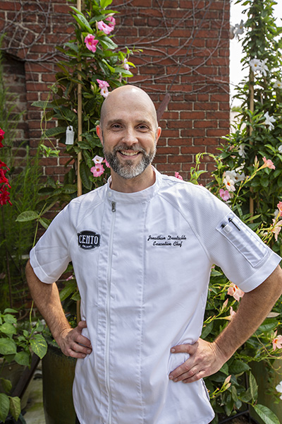 Jonathan Deutschle, executive chef, at Cento restaurant in German Village, Columbus, Ohio.