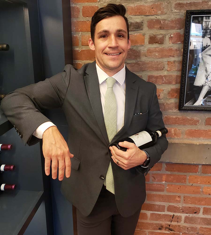 Matthew Selva, Sommelier at Cento Italian restaurant in German Village.